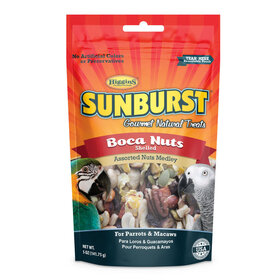 HIGGINS PREMIUM SunBurst Boca Nuts 5oz    for Parrots & Macaws