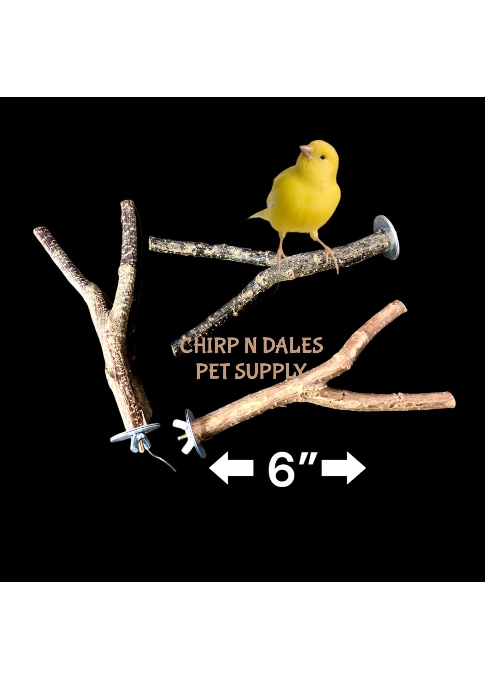 Bonkers Multi Branch Small Bird Wooden Perch 6”