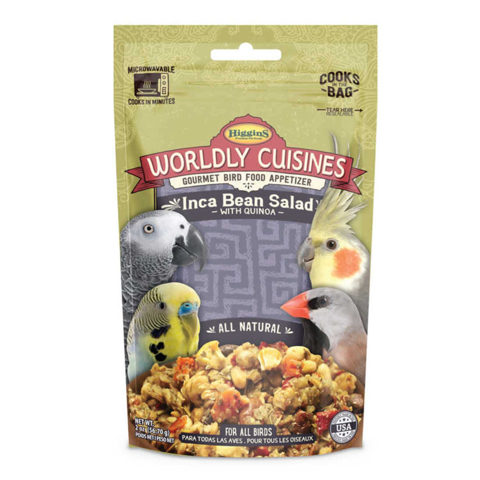 HIGGINS PREMIUM Higgins Inca Bean Salad 2oz