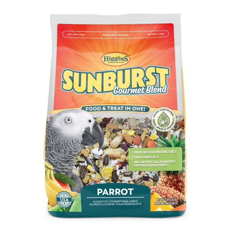 HIGGINS PREMIUM Sunburst Gourmet Blend Parrot 3lb