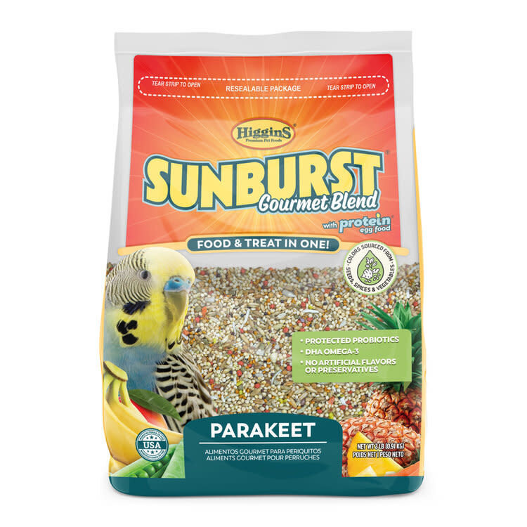 HIGGINS PREMIUM Sunburst Gourmet Blend  Parakeet 2lb