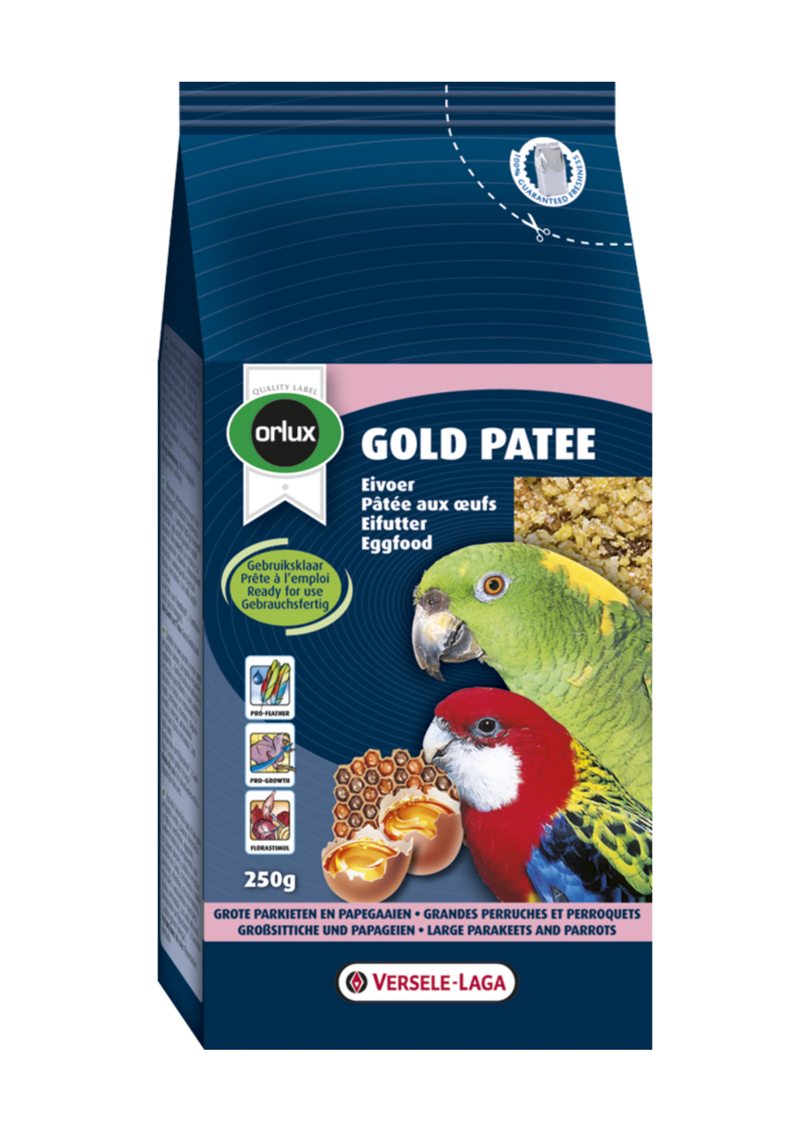 Versele-Laga Versele - Laga - ORLUX GOLD PATEE BIG PARAKEETS & PARROTS 1 kg