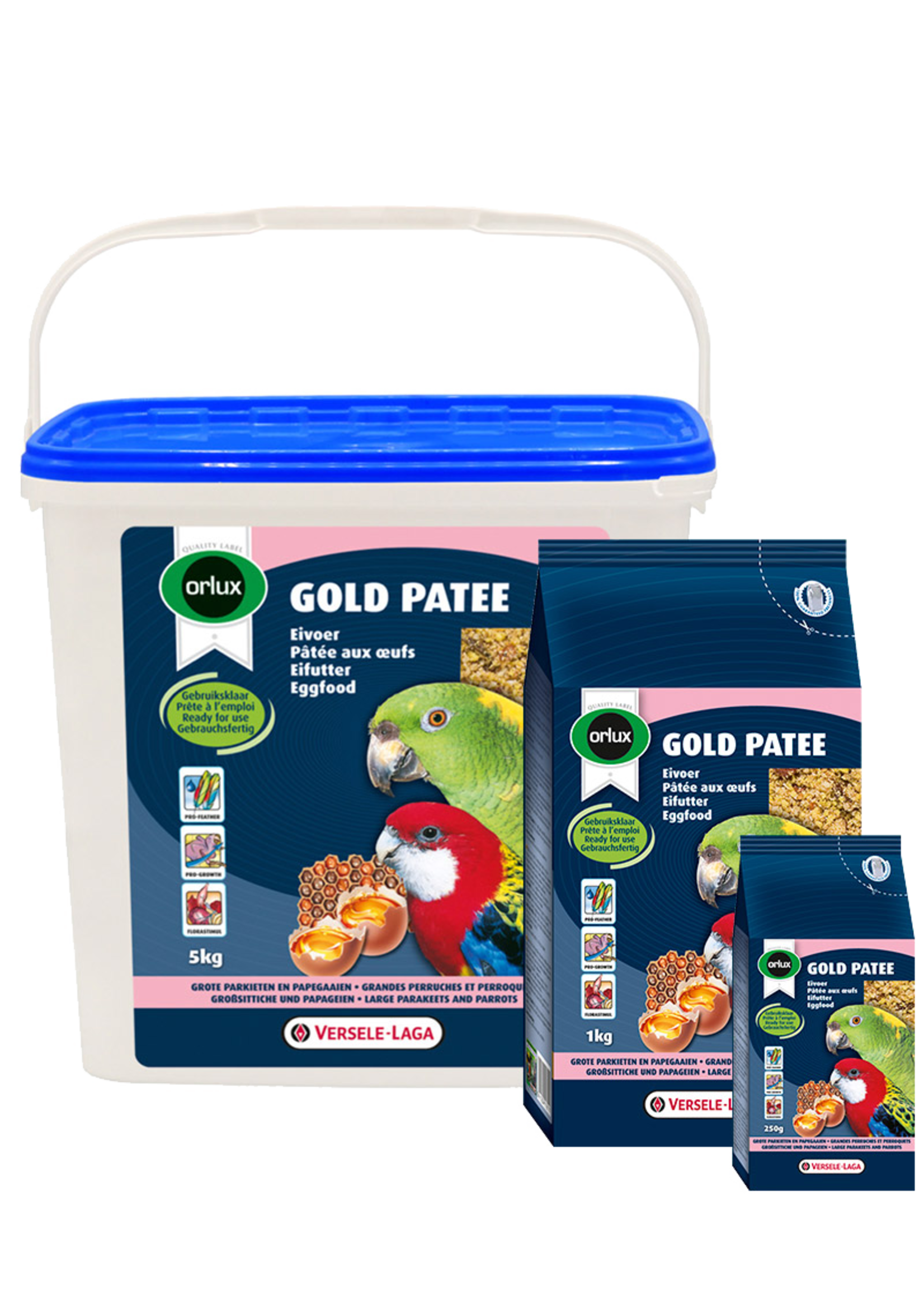 Versele-Laga Versele - Laga - ORLUX GOLD PATEE BIG PARAKEETS & PARROTS 1 kg