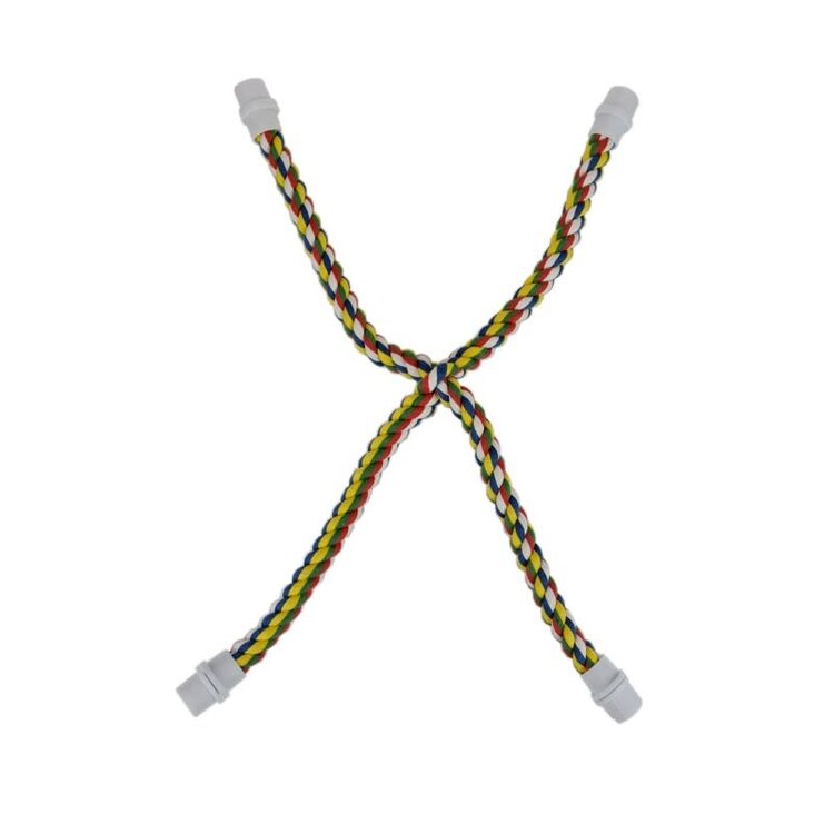 Jolly Jungle CROSS COTTON ROPE PARROT BIRD PERCH SMALL A025-1