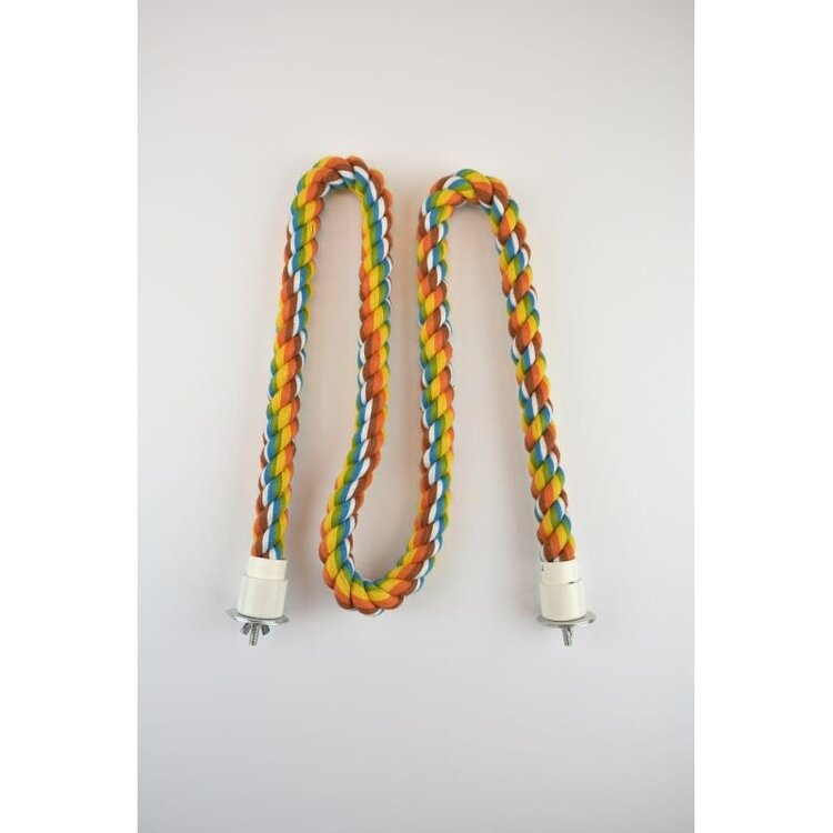 Jolly Jungle GP  ZIGZAG COTTON ROPE PARROT BIRD PERCH A836-2