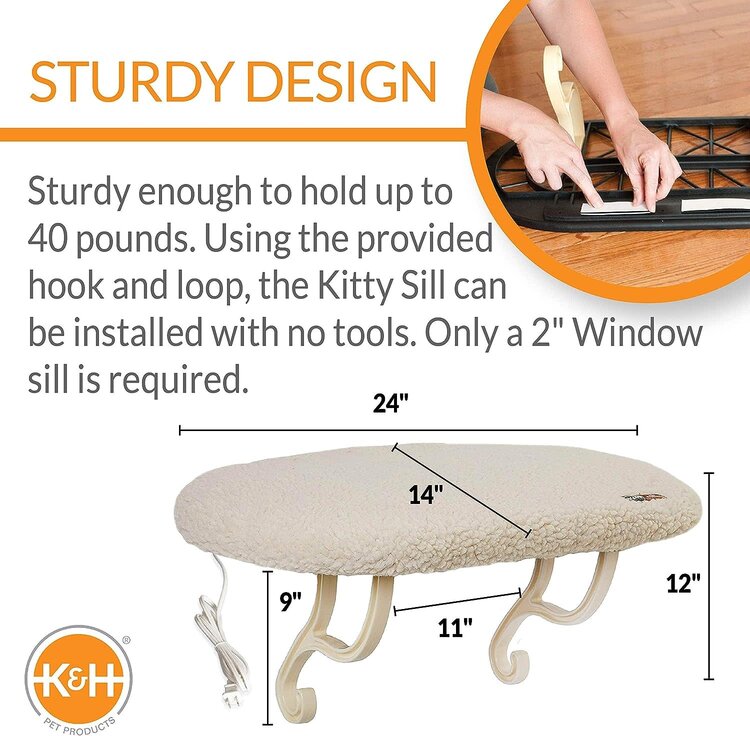K&H Pet K&H  Thermo-Kitty Sill Heated