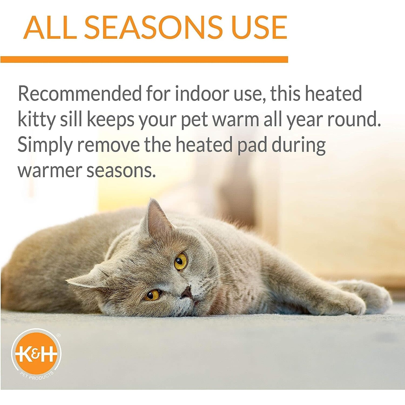 K&H Pet K&H  Thermo-Kitty Sill Heated