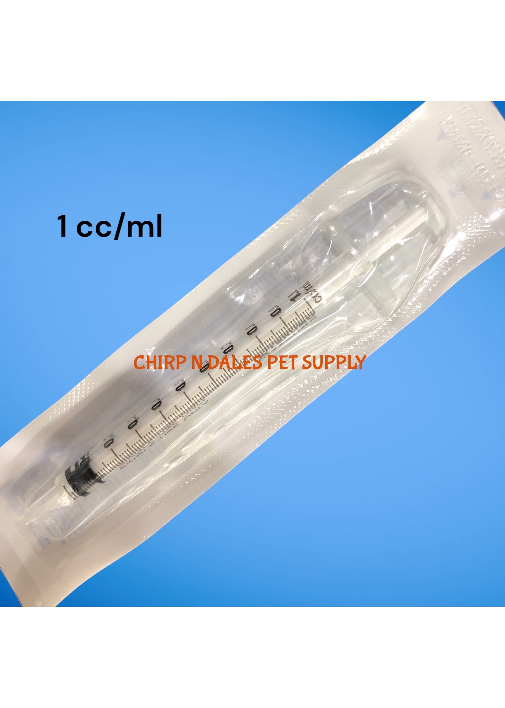 Syringe 1 cc/ml (1 unit)
