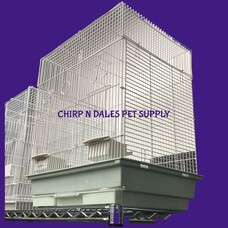 A&E A&E  AE1814F  Flat Top Cage  White  18"x14"