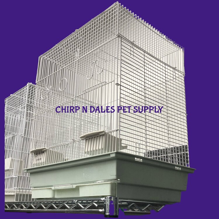 A&E A&E  AE1814F  Flat Top Cage  White  18"x14"