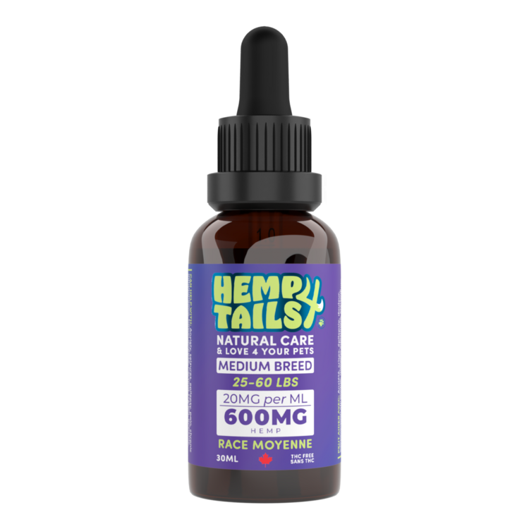 Hemp 4 Tails Hemp 4 Tails MEDIUM BREED (25-60LBS) – 600MG – 30ML