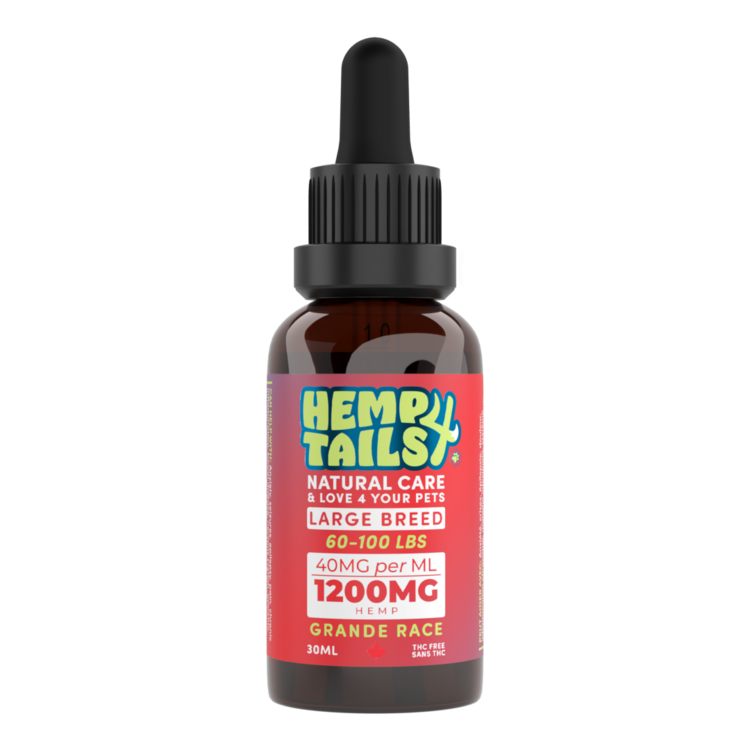 Hemp 4 Tails Hemp 4 Tails  LARGE BREED (60-100LBS) – 1200MG – 30ML