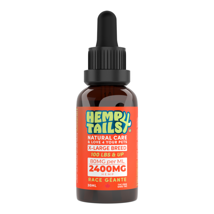 Hemp 4 Tails Hemp 4 Tails X-LARGE BREED (100LBS & UP) – 2400MG – 30ML