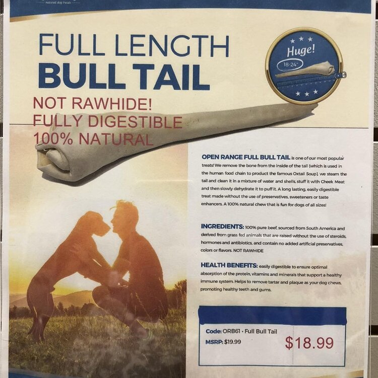 Open Range Open Range Full Length Bull Tail