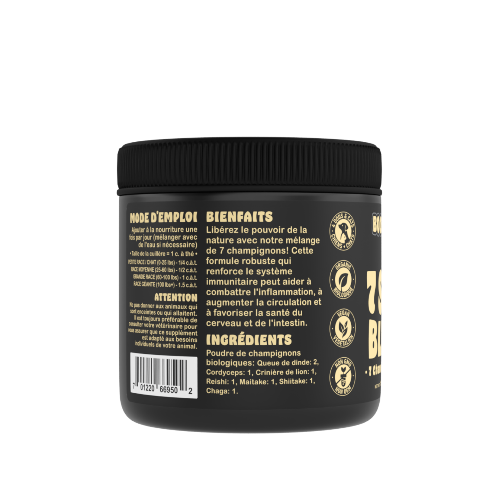 Hemp 4 Tails Hemp 4 Tails BOOST 4 TAILS: 7 SHROOM BLEND 150 G