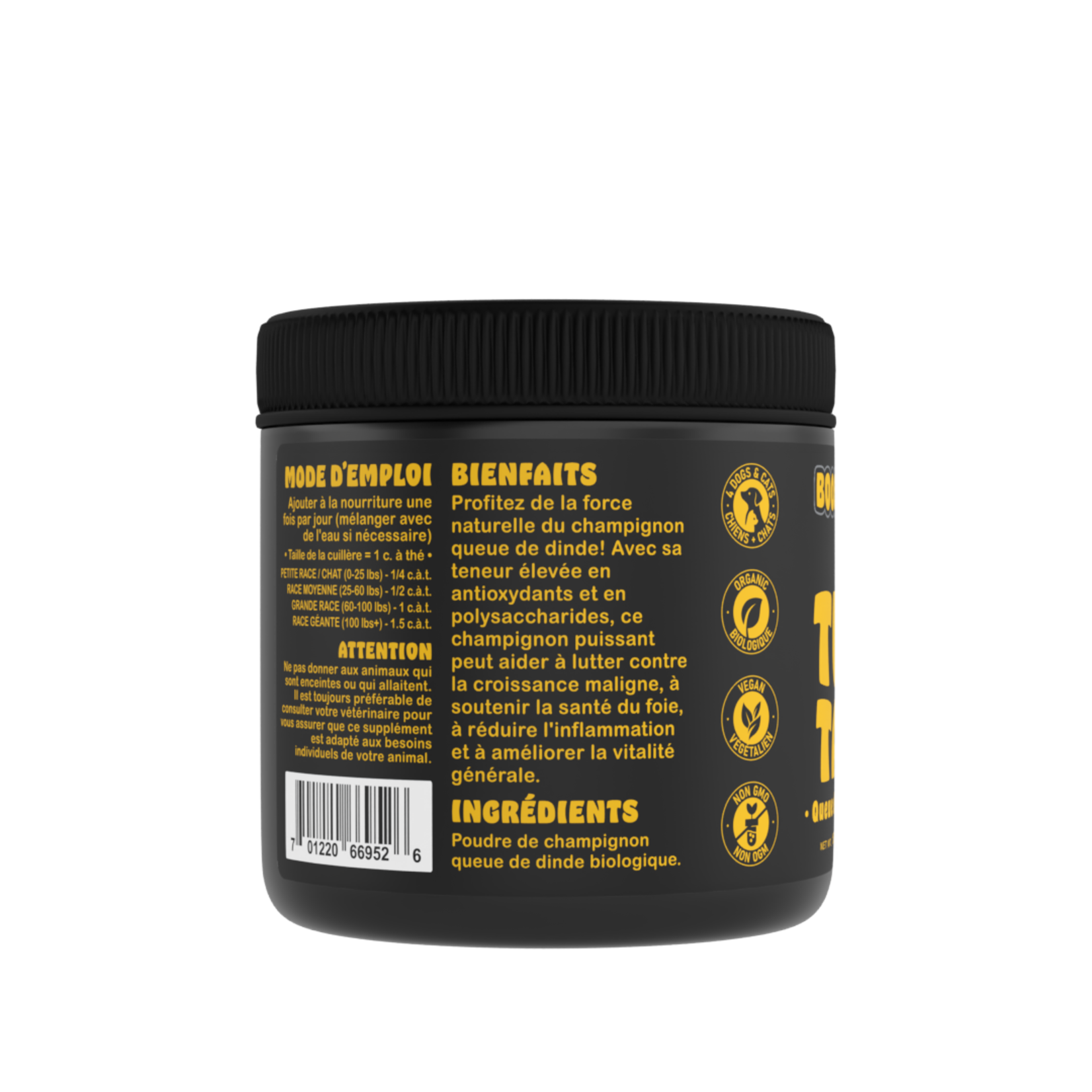 Hemp 4 Tails Hemp 4 Tails BOOST 4 TAILS: TURKEY TAIL 150 G