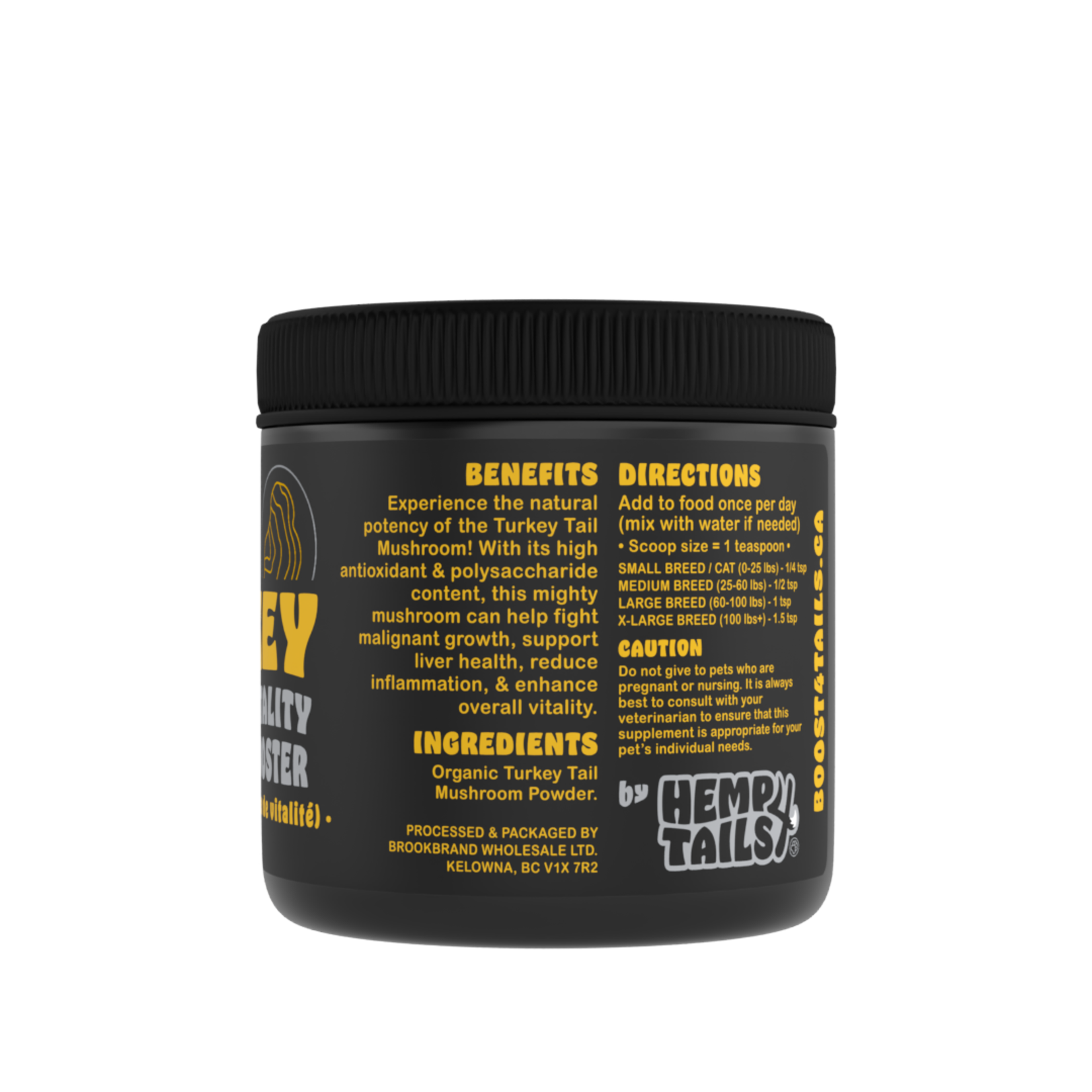 Hemp 4 Tails Hemp 4 Tails BOOST 4 TAILS: TURKEY TAIL 150 G