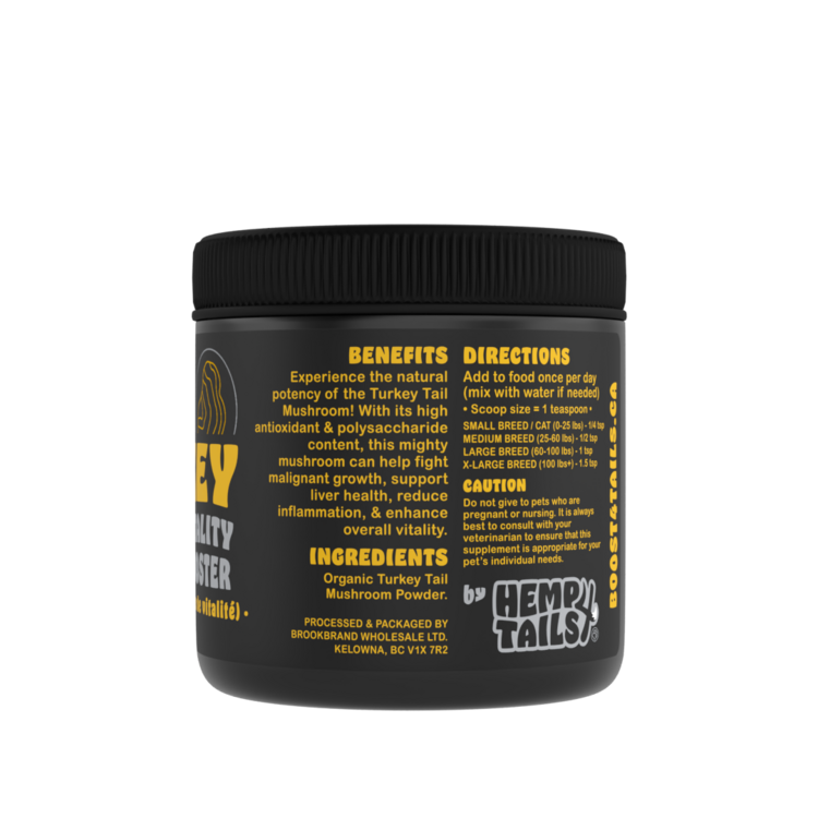 Hemp 4 Tails Hemp 4 Tails BOOST 4 TAILS: TURKEY TAIL 150 G