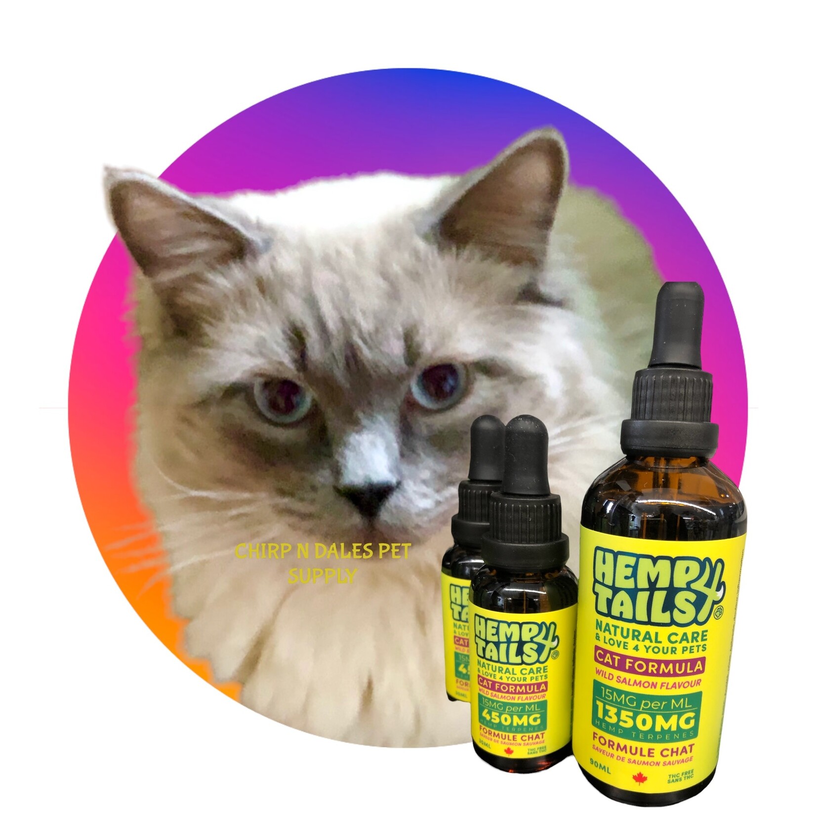 Hemp 4 Tails Hemp 4 Tails CAT FORMULA – 450MG – 30ML – SALMON FLAVOUR