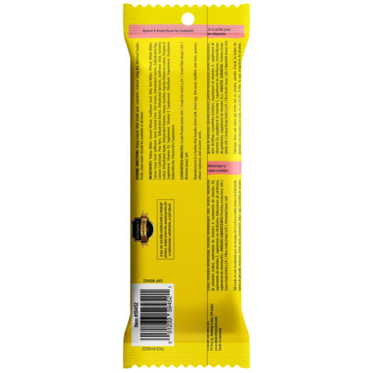 Vitakraft VITAKRAFT® CRUNCH STICKS APRICOT & PEACH FLAVOR COCKATIEL TREAT 3.5oz