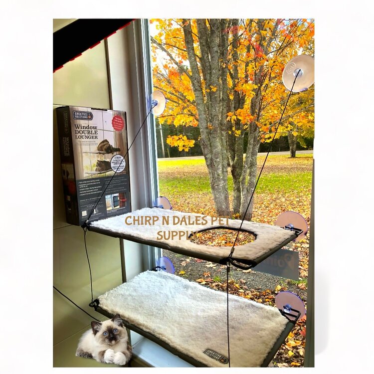 K&H Pet K&H PET PRODUCTS™ KITTY SILL DOUBLE STACK EZ WINDOW MOUNT 12x23 inch