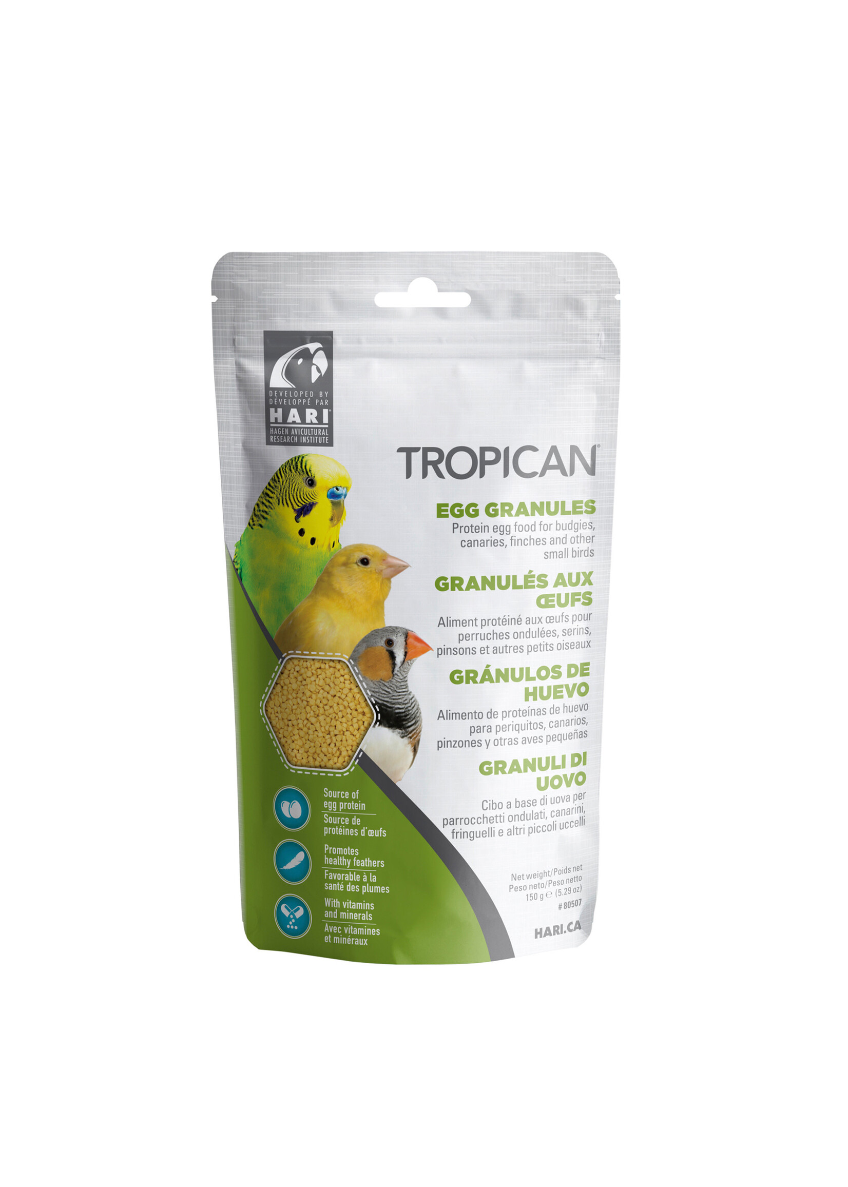 Tropican Tropican Egg Granules for Small Birds, 5.29 oz