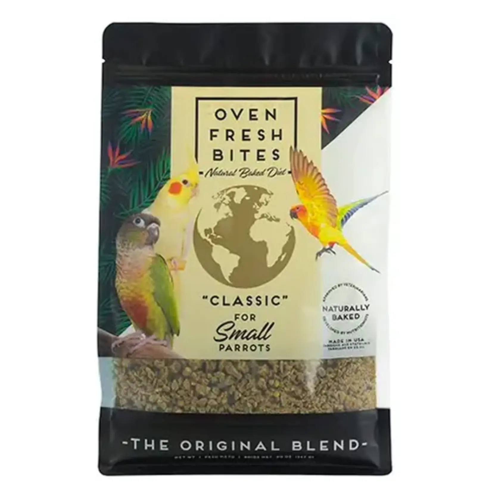 Caitec OVEN FRESH BITES FOR SMALL PARROT - 20OZ