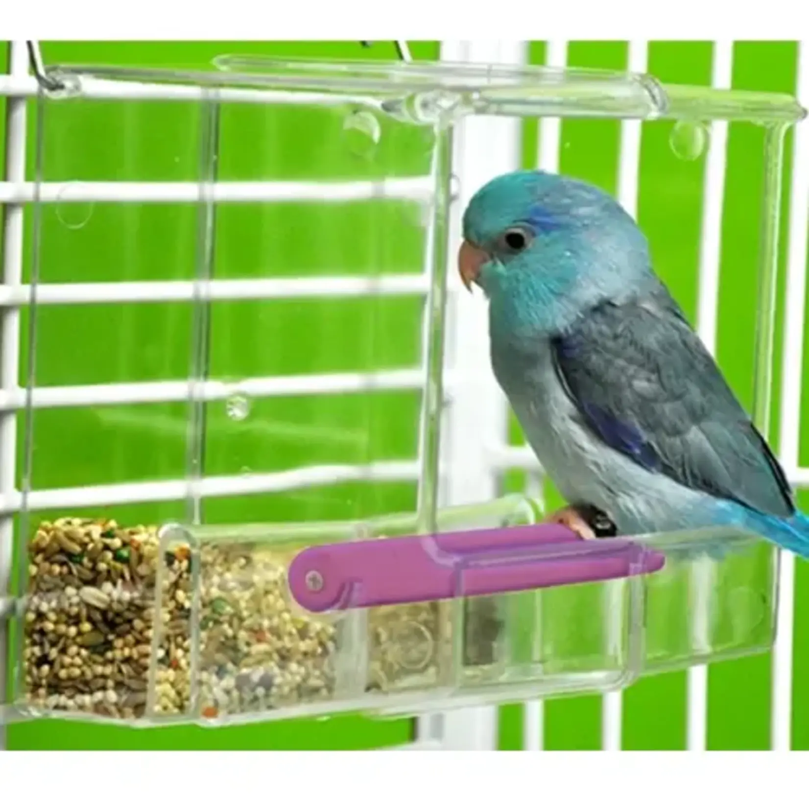 Kings Cages Kings Cages Less Mess Seed Dispenser (small)