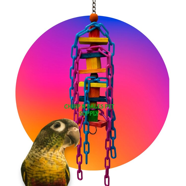 Kings Cages Kings Cages Wood Blocks & Plastic Chain P625