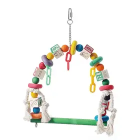 Kings Cages Kings Cages Wooden Block Swing T101
