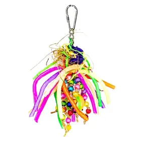 Kings Cages Kings Cages Spiral Cut Straws With Rattle And Wicker Balls S004