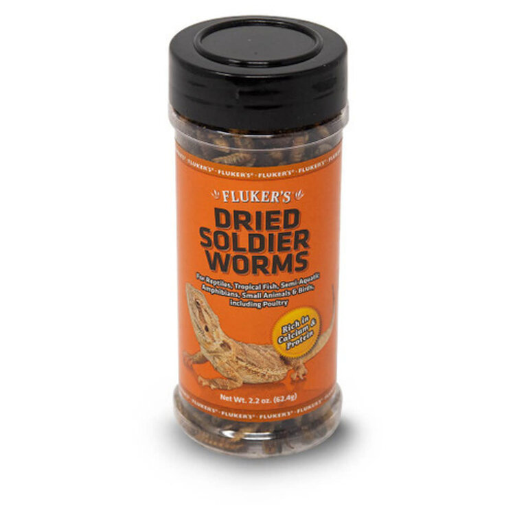 Fluker's Fluker's  Dried Soldier worms 2.2oz