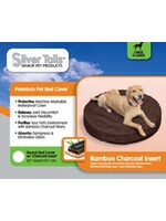 QUAKER PET GROUP SILVER TAILS™ BAMBOO ROUND BED TOPPER SMALL/MEDIUM FOR DOGS