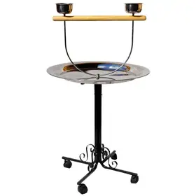 Kings Cages Kings Cages B-72 Metal Playstand Copper Tone