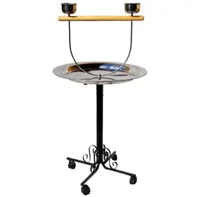 Kings Cages Kings Cages  B-71 Metal Playstand Black