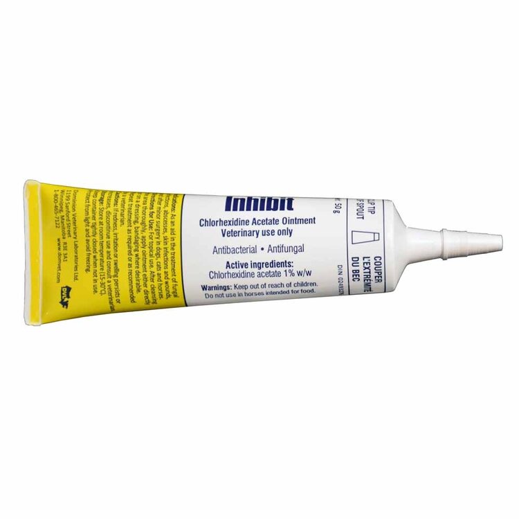 Dominion Veterinary Labs Inhibit Chlorhexidine Acetate Ointment 50 g