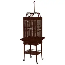 Kings Cages Kings Cages SLP 1818 Superior Line - Play Pen For Small Birds Copper Tone