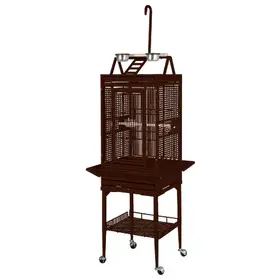 Kings Cages Kings Cages SLP 1818 Superior Line - Play Pen For Small Birds Copper Tone
