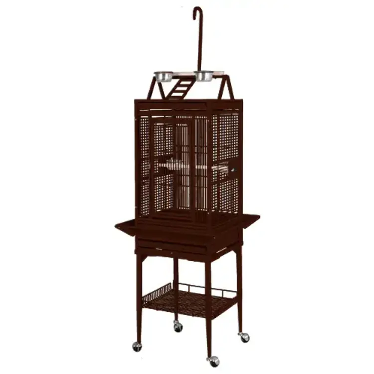 Kings Cages Kings Cages SLP 1818 Superior Line - Play Pen For Small Birds Copper Tone