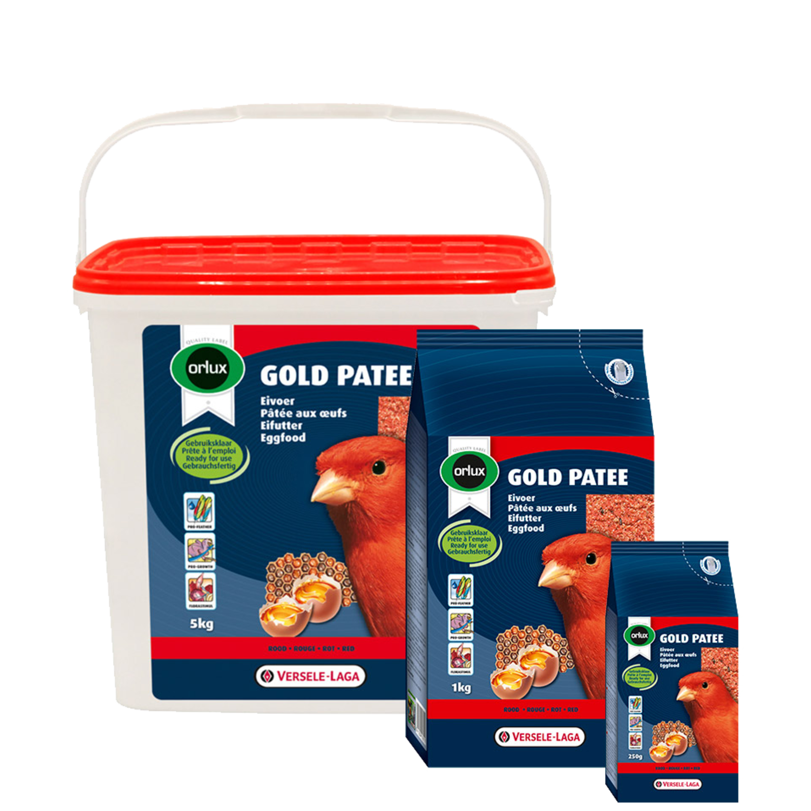 Versele-Laga VERSELE-LAGA - ORLUX GOLD PATEE CANARY RED 1kg