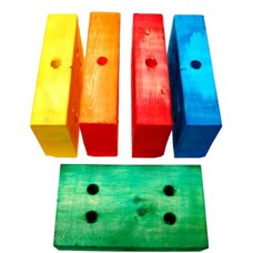 Zoo-Max Zoo Max Drilled Wood Blocks 1.5"H X 3.5"W X 6"LO  200620