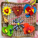 Bonkers Bonkers Valentine's Activity Mat 14"x14"