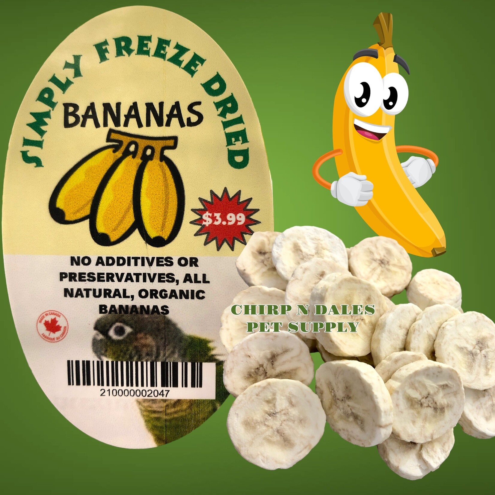 CND Freeze Dried Products Simply Bananas Freeze Dried 22g