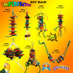 Zoo Max Zoo Max IMPERFECTO KIT-RMD 7 TOYS (SMALL & MEDIUM PARROT) KIT-RMD