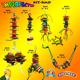 Zoo-Max Zoo Max IMPERFECTO KIT-RMD 7 TOYS (SMALL & MEDIUM PARROT) KIT-RMD