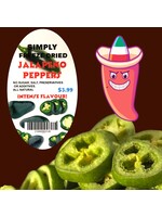 Simply Jalapeño  Freeze Dried Jalapeno Peppers 8g