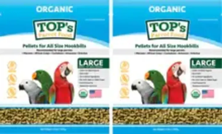 Totally Organics TOPS TOP's All Size Parrot Pellets