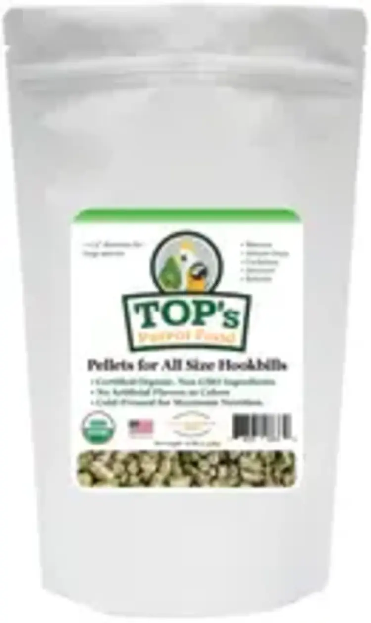 Totally Organics TOPS TOP's All Size Parrot Pellets
