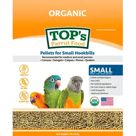 Totally Organics TOPS TOP's Small Parrot Pellets