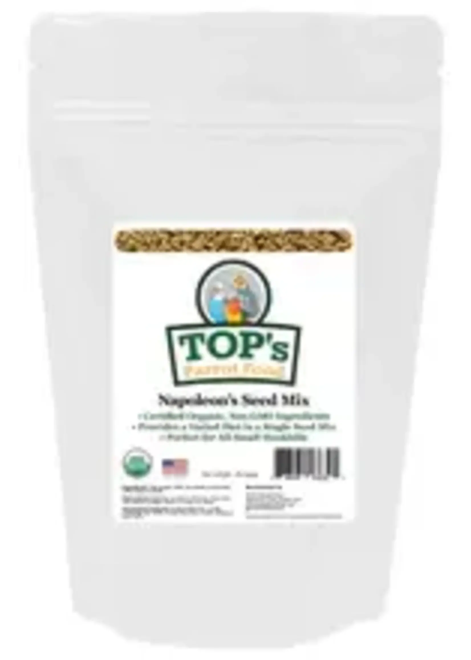 Totally Organics TOPS Top's Napoleon Seed Mix 1LB Clearance